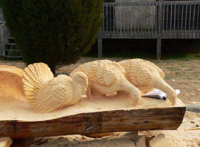 Niesamowite rzeźby w drewnie. 3