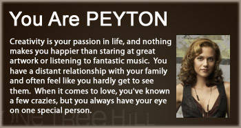 Which OTH character are you? 1584103fa658dcddbc7712e4017ff1b811566b0