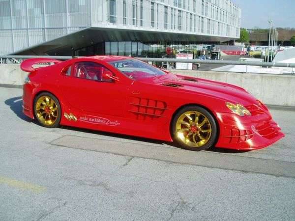 Mercedes SLR McLaren 999 Red Gold Dream 8