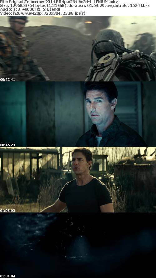 Edge of Tomorrow 2014 BRrip x264 Ac3-MiLLENiUM Edge of Tomorrow 2014 BRrip x264 Ac3-MiLLENiUM