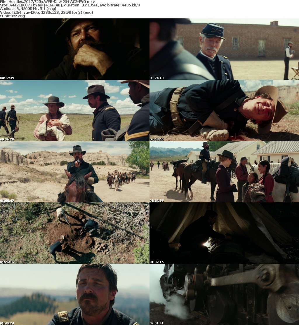 Hostiles 2017 720p WEB-DL H264 AC3-EVO Hostiles 2017 720p WEB-DL H264 AC3-EVO