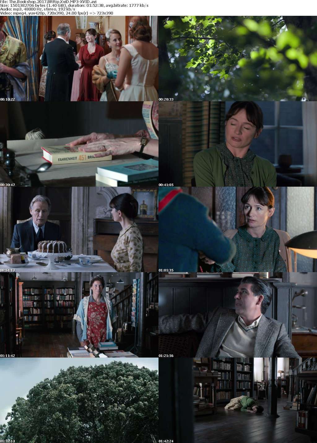 The Bookshop 2017 BRRip XviD MP3-XVID The Bookshop 2017 BRRip XviD MP3-XVID