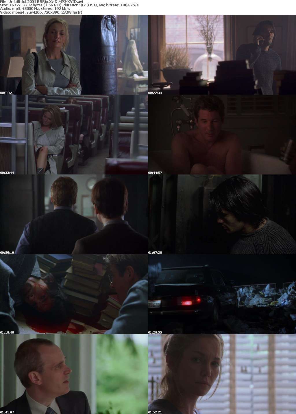 Unfaithful 2001 BRRip XviD MP3-XVID Unfaithful 2001 BRRip XviD MP3-XVID