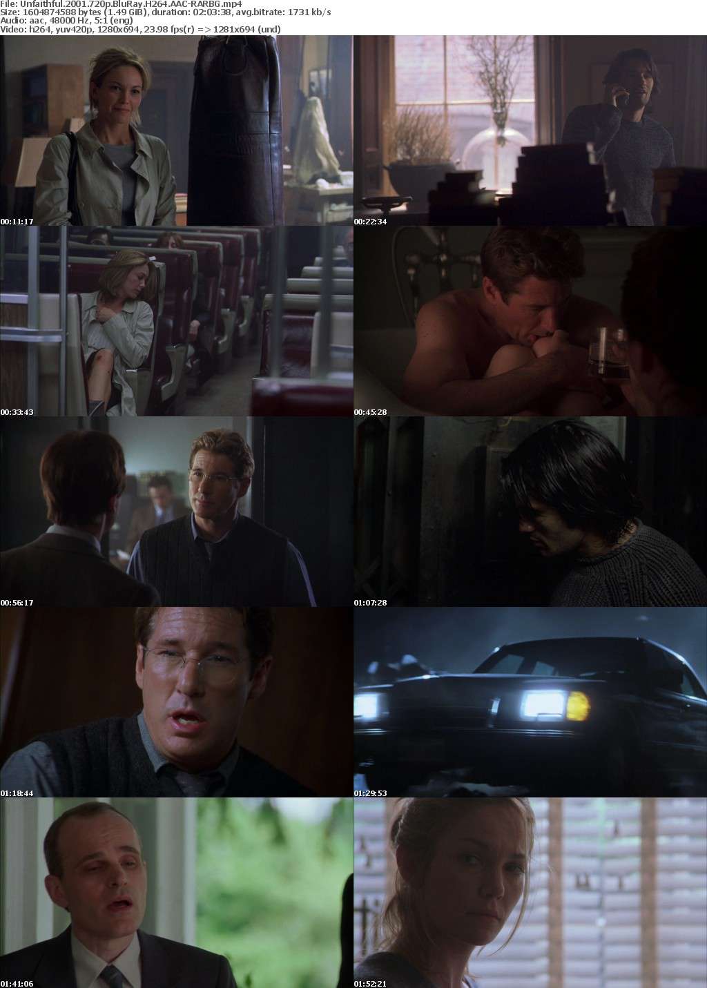 Unfaithful 2001 720p BluRay H264 AAC-RARBG Unfaithful 2001 720p BluRay H264 AAC-RARBG