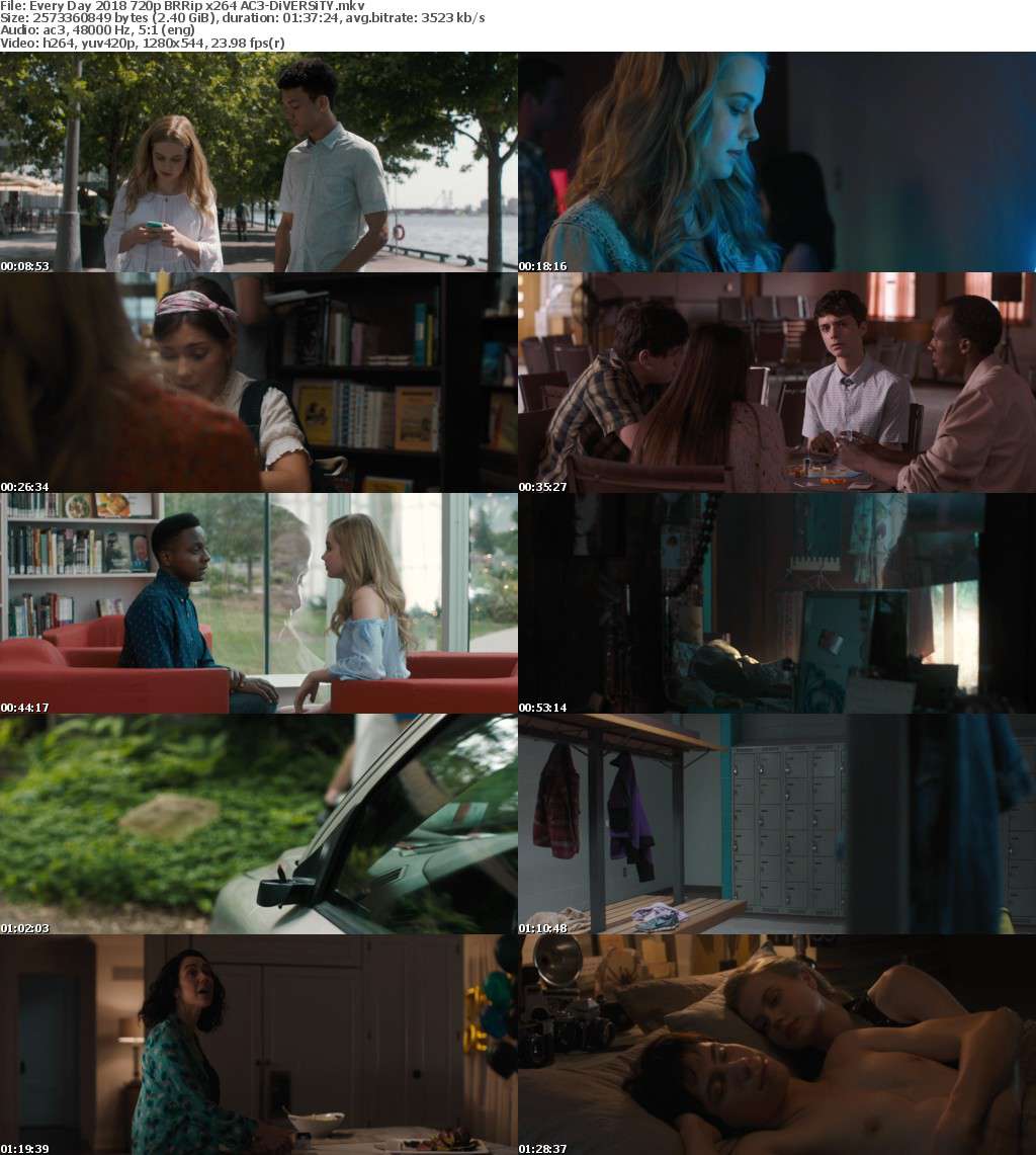 Every Day 2018 720p BRRip x264 AC3-DiVERSiTY Every Day 2018 720p BRRip x264 AC3-DiVERSiTY