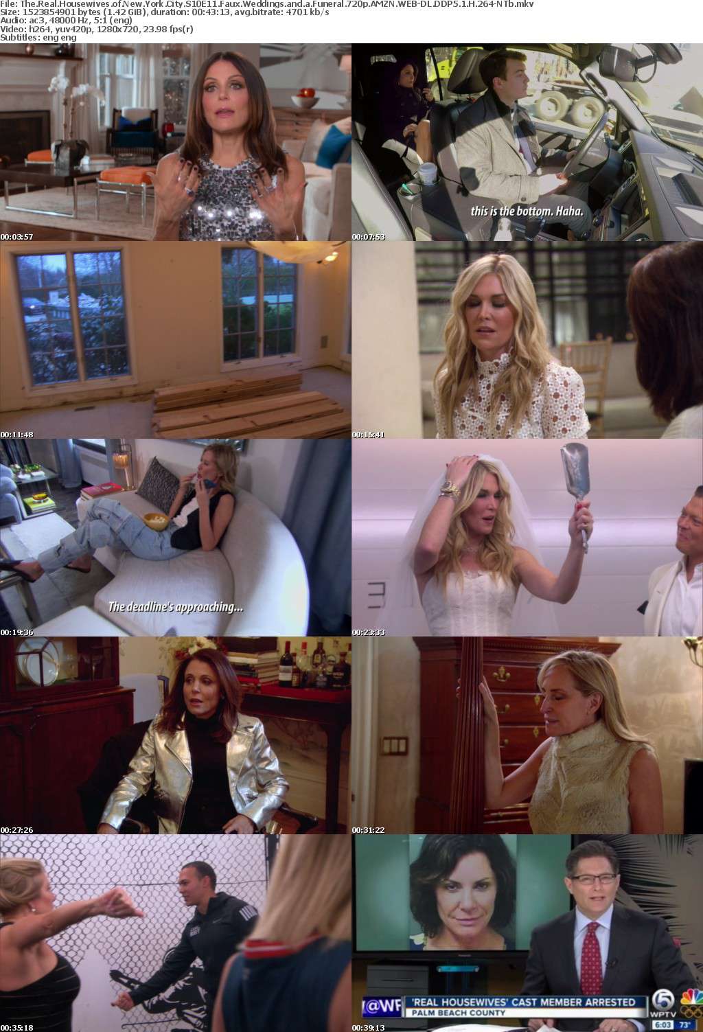 The Real Housewives of New York City S10E11 Faux Weddings and a Funeral 720p AMZN WEB-DL DDP5 1 H 264-NTb The Real Housewives of New York City S10E11 Faux Weddings and a Funeral 720p AMZN WEB-DL DDP5 1 H 264-NTb