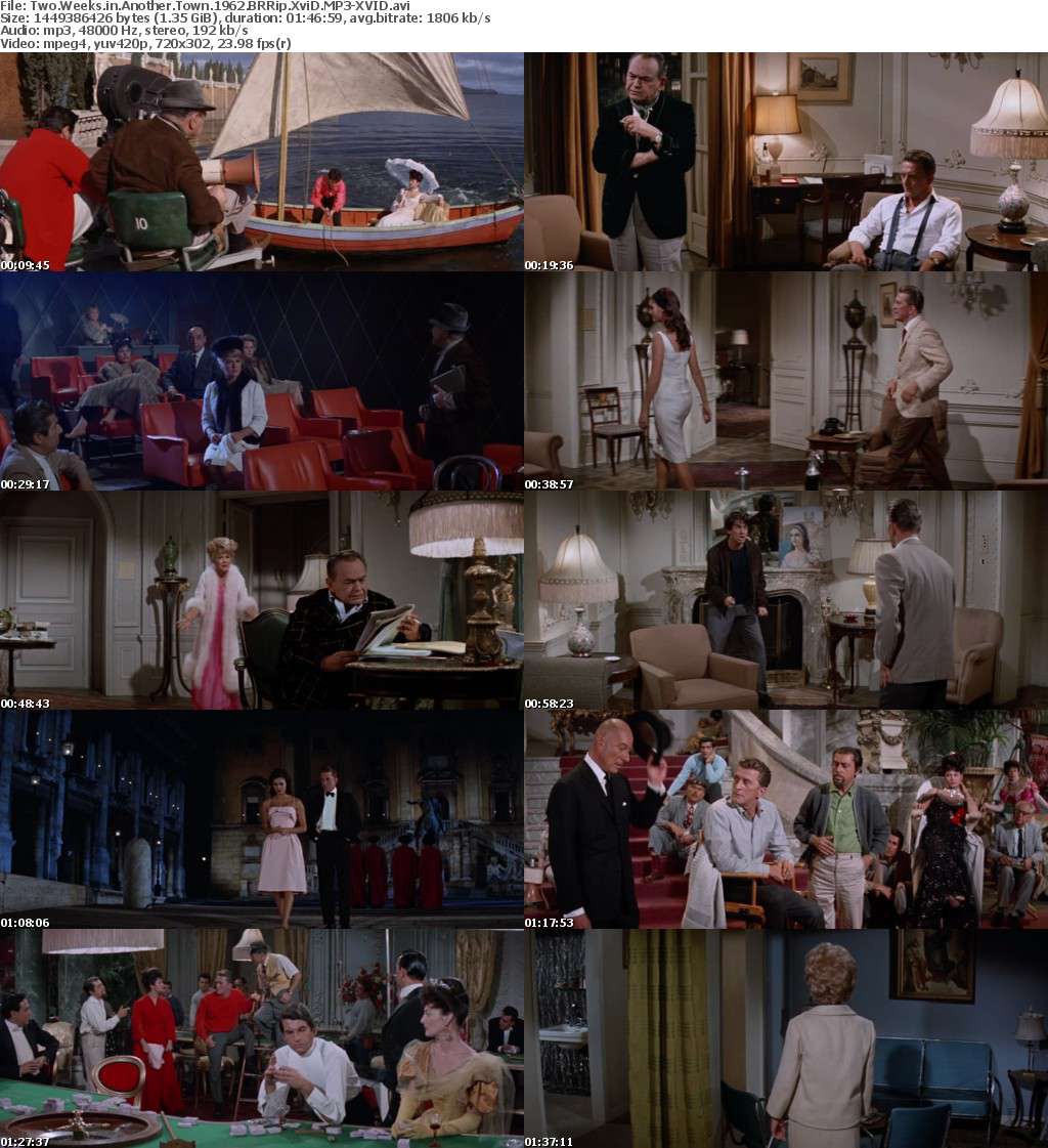 Two Weeks in Another Town 1962 BRRip XviD MP3-XVID Two Weeks in Another Town 1962 BRRip XviD MP3-XVID