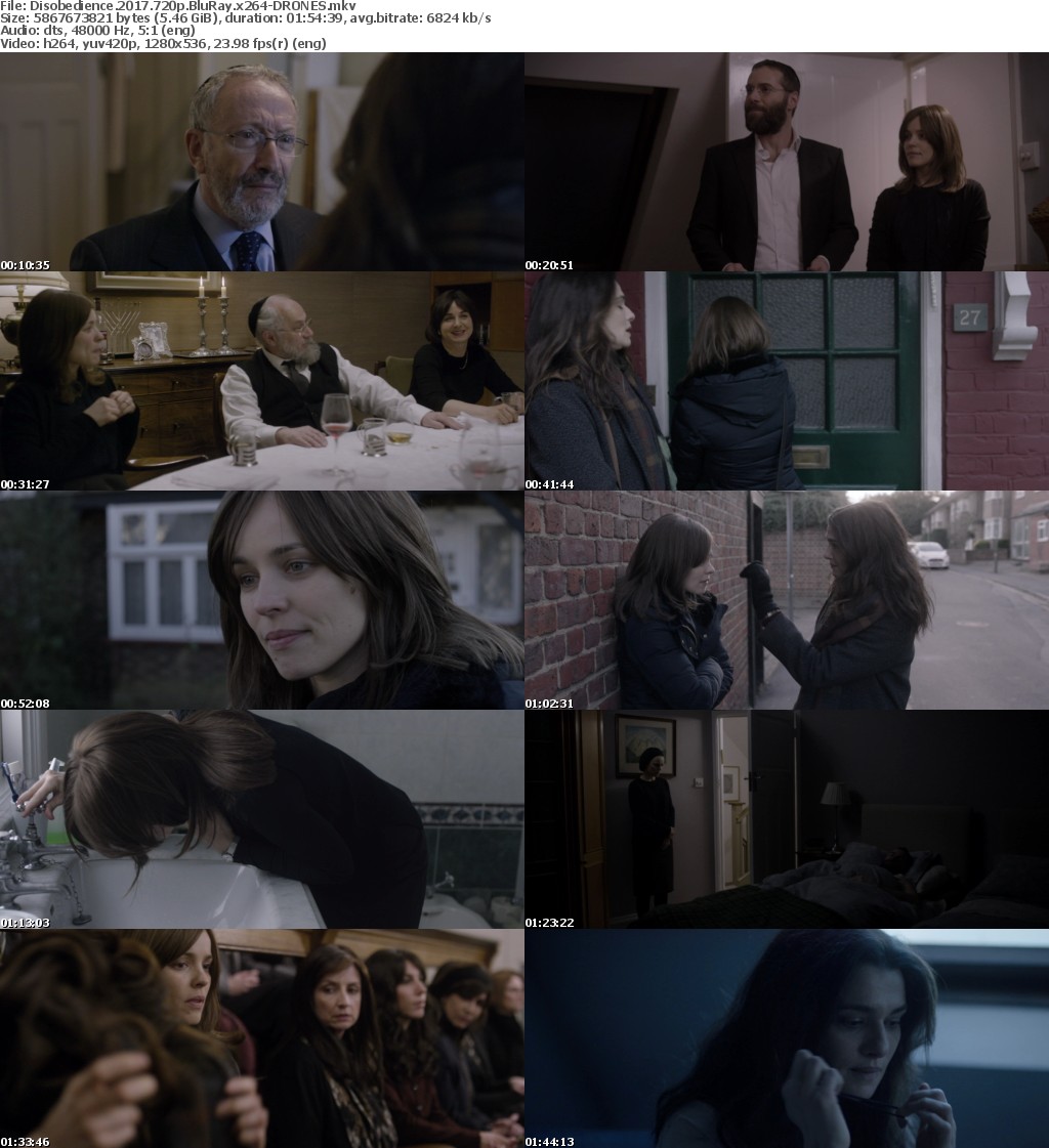 Disobedience 2017 720p BluRay x264-DRONES Disobedience 2017 720p BluRay x264-DRONES