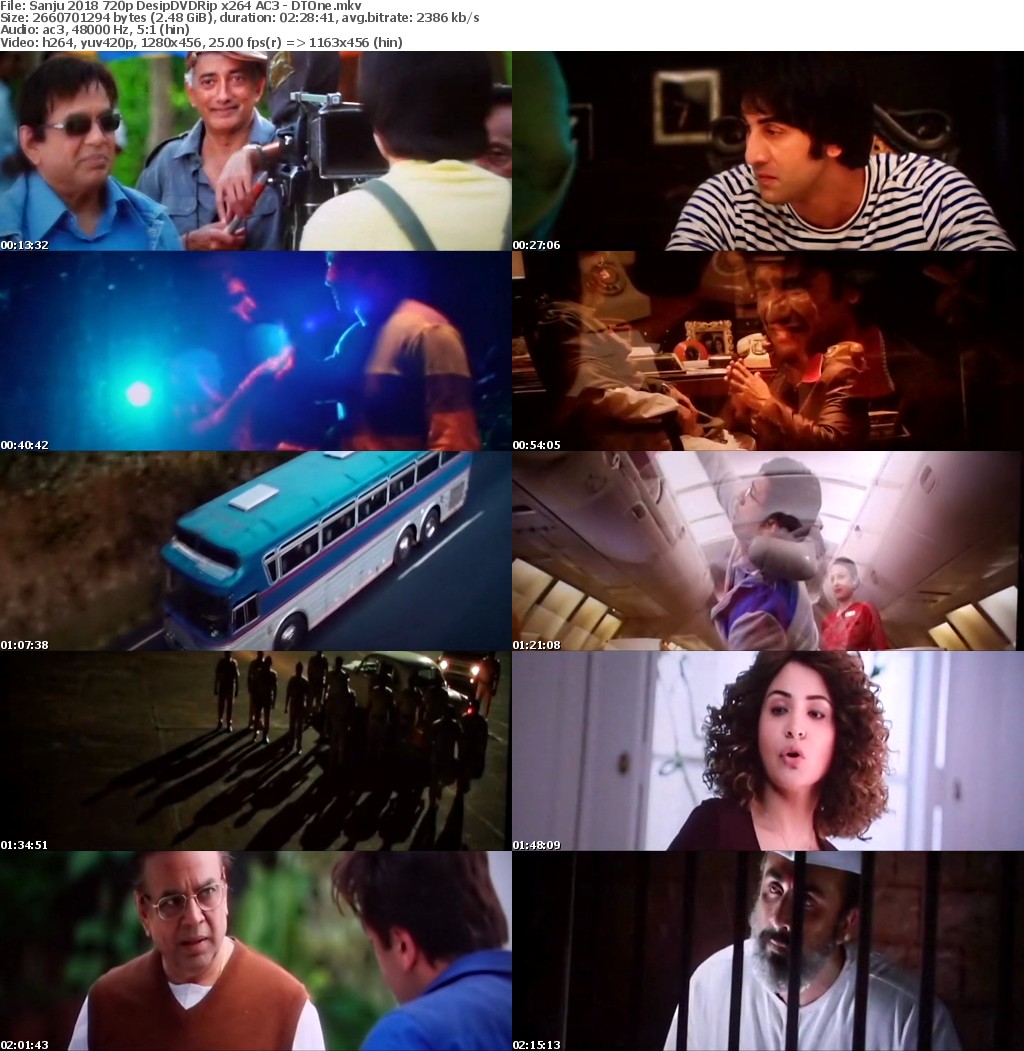 Sanju 2018 720p DesipDVDRip x264 AC3 - DTOne Sanju 2018 720p DesipDVDRip x264 AC3 - DTOne
