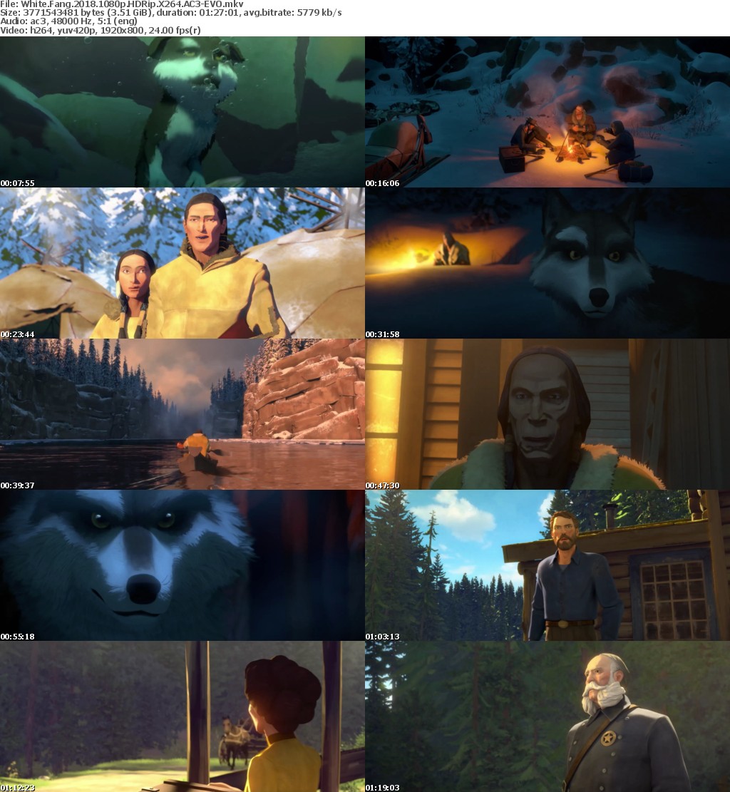 White Fang (2018) 1080p HDRip X264 AC3-EVO