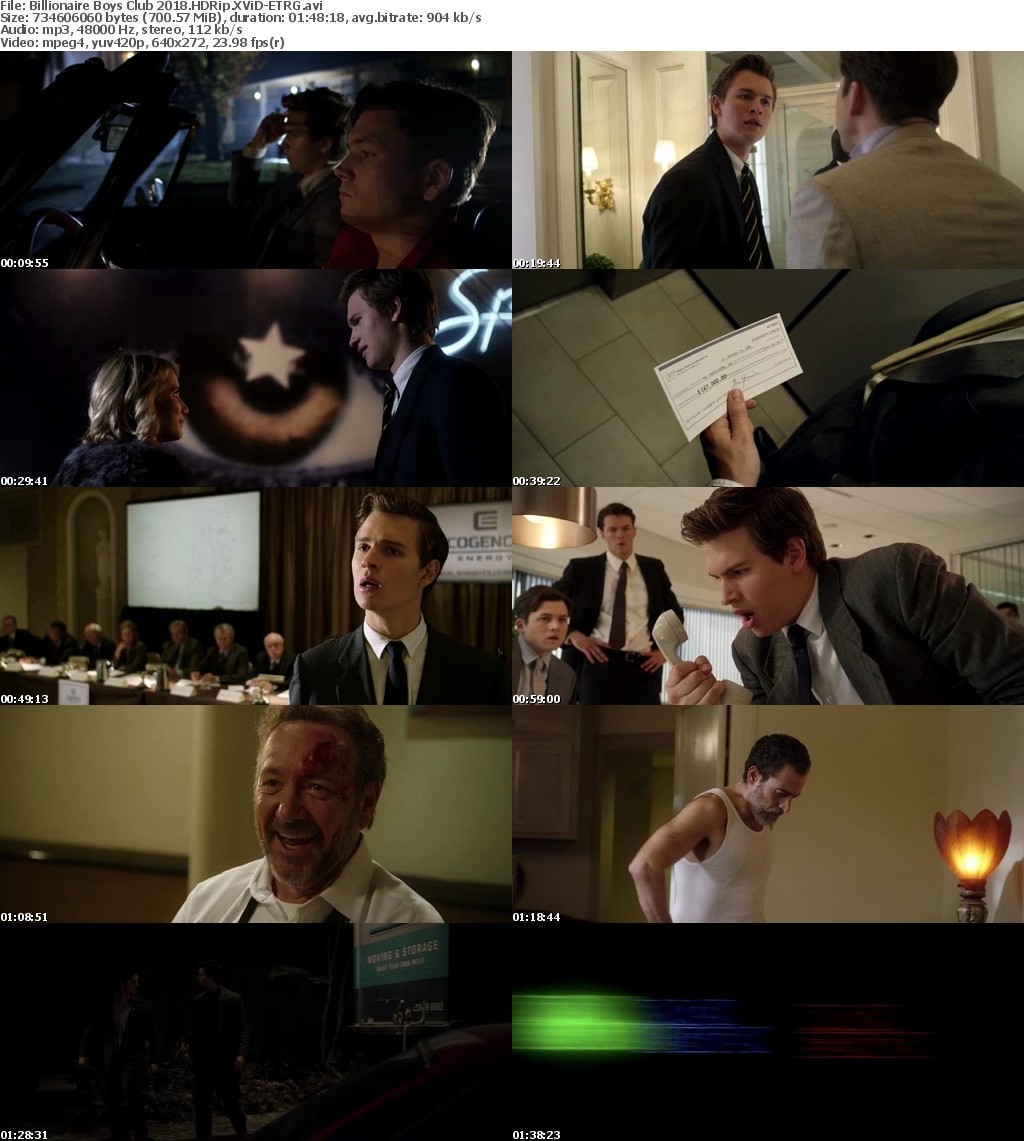 Billionaire Boys Club (2018) HDRip XViD-ETRG