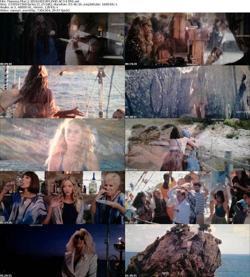 Mamma Mia! 2 (2018) HDCAM XViD AC3-ETRG