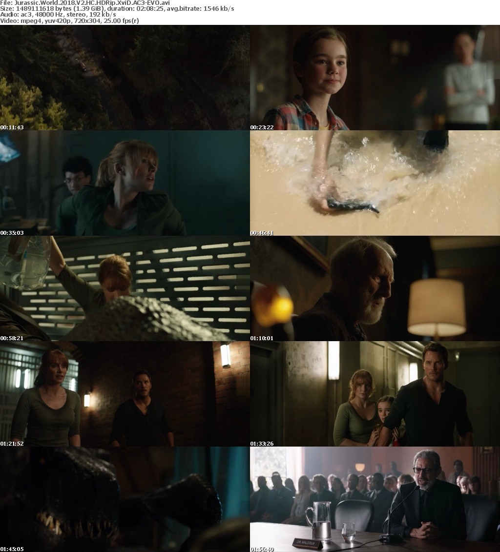 Jurassic World 2018 V2 HC HDRip XviD AC3-EVO Jurassic World 2018 V2 HC HDRip XviD AC3-EVO