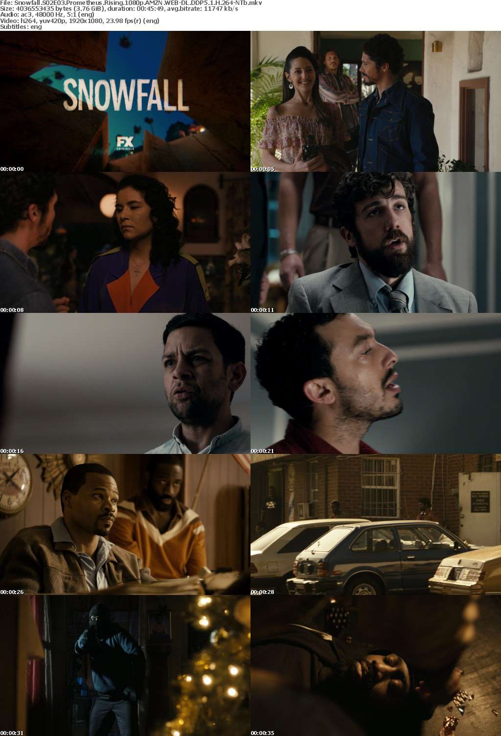 Snowfall S02E03 Prometheus Rising 1080p AMZN WEB-DL DDP5 1 H 264-NTb Snowfall S02E03 Prometheus Rising 1080p AMZN WEB-DL DDP5 1 H 264-NTb