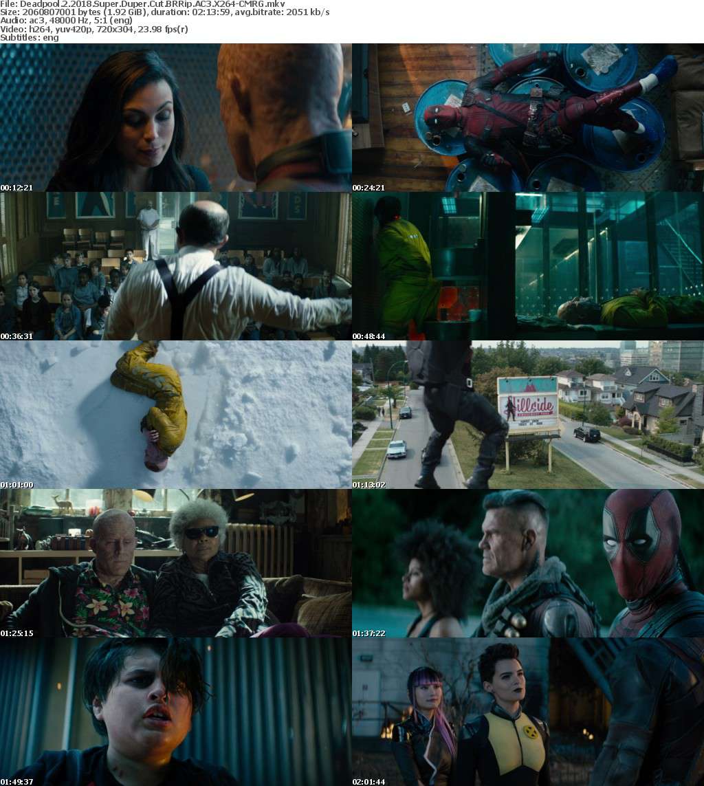 Deadpool 2 (2018) Super Duper Cut BRRip AC3 X264-CMRG