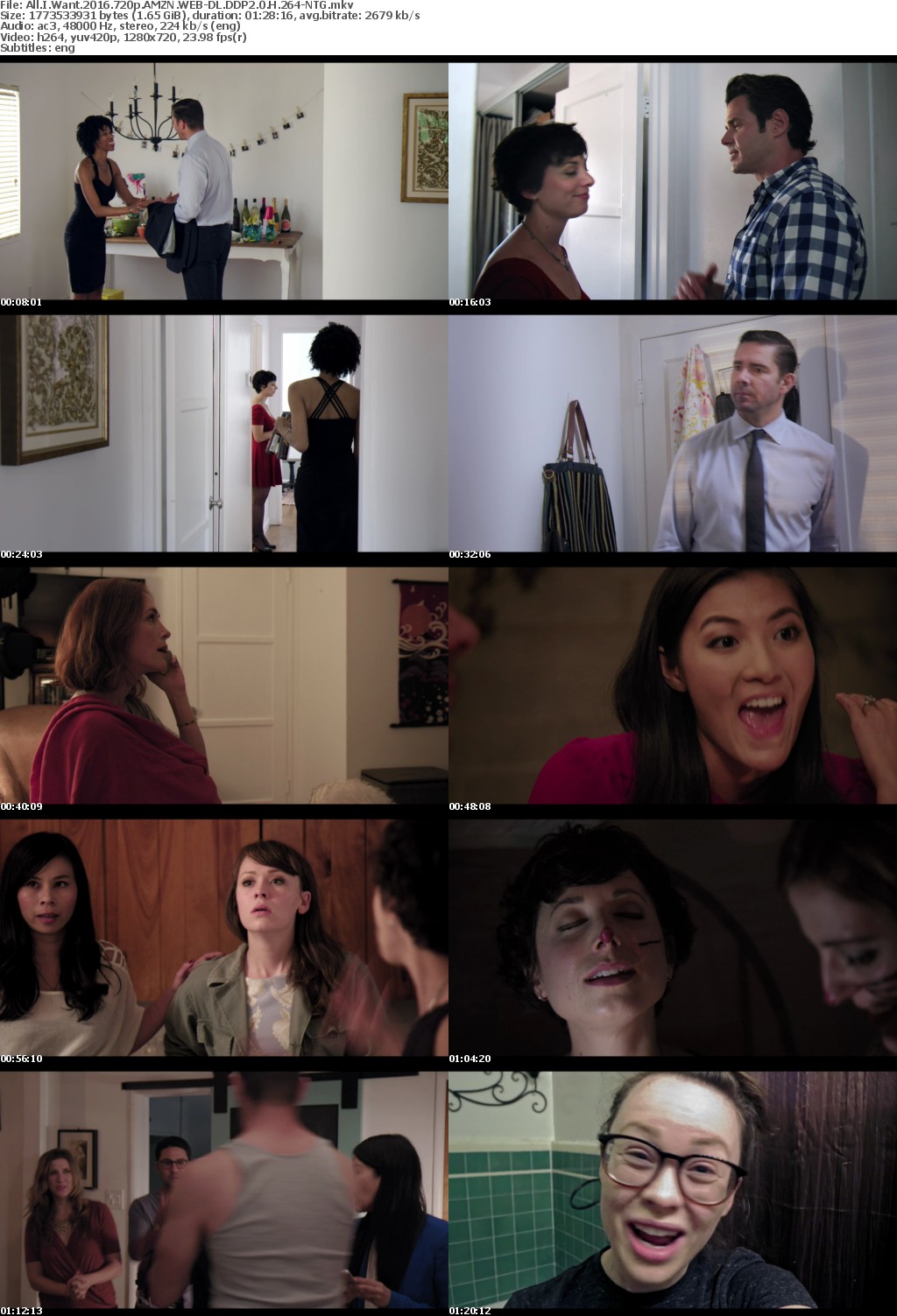 - All I Want 2016 720p AMZN WEB-DL DDP2 0 H 264-NTG