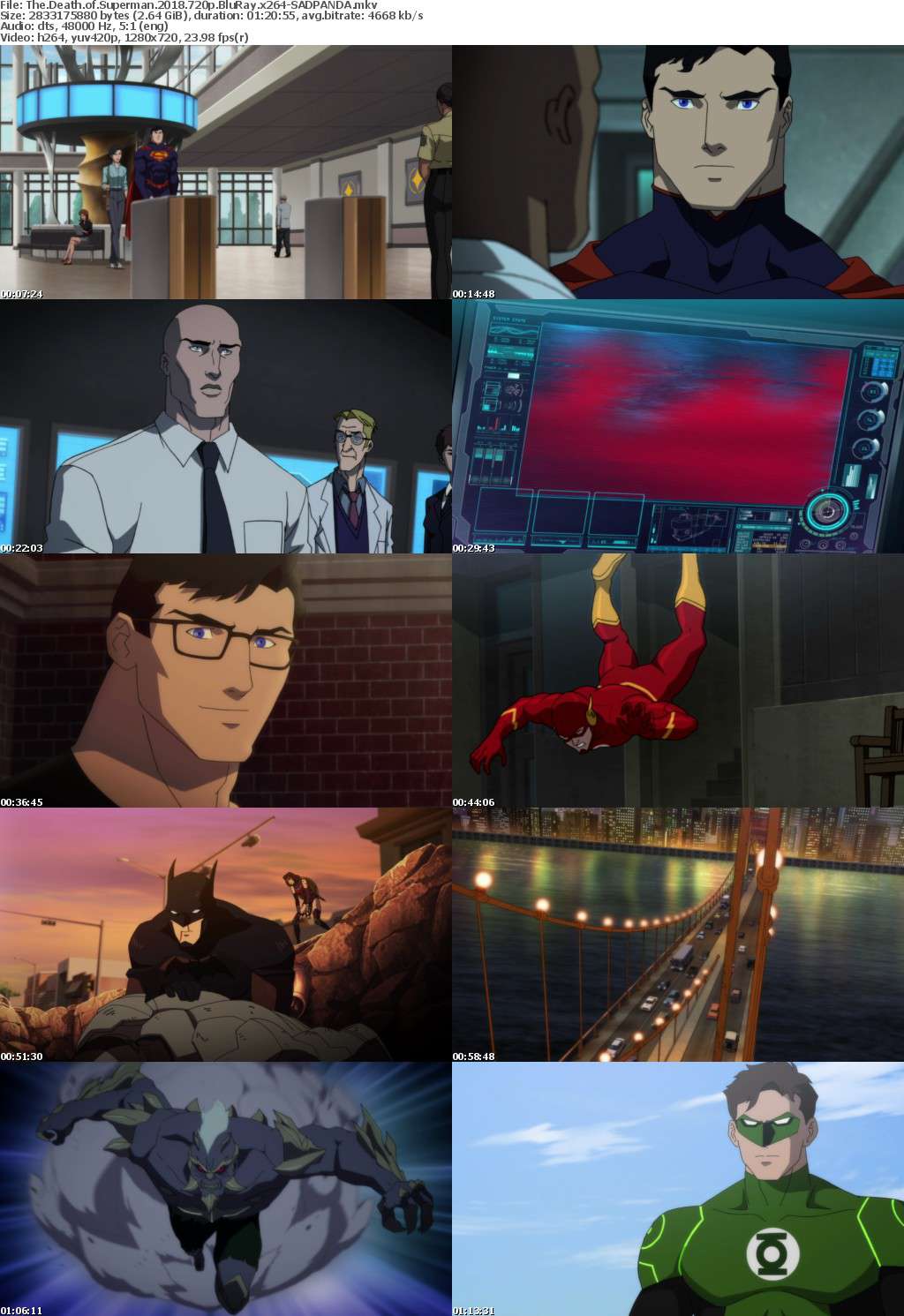 The Death of Superman (2018) 720p BluRay x264-SADPANDA