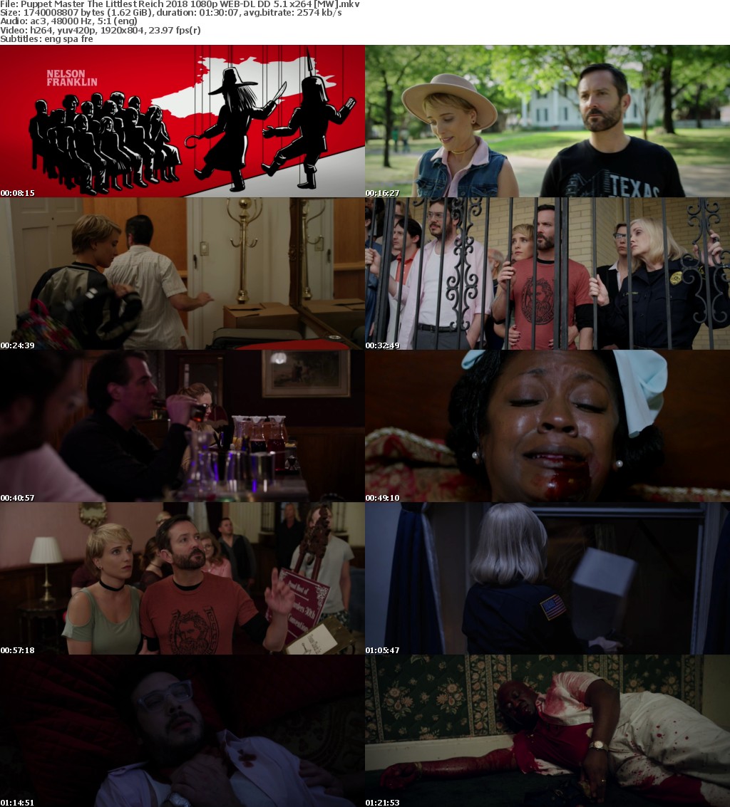 Puppet Master The Littlest Reich (2018) 1080p WEB-DL DD 5.1 x264 MW