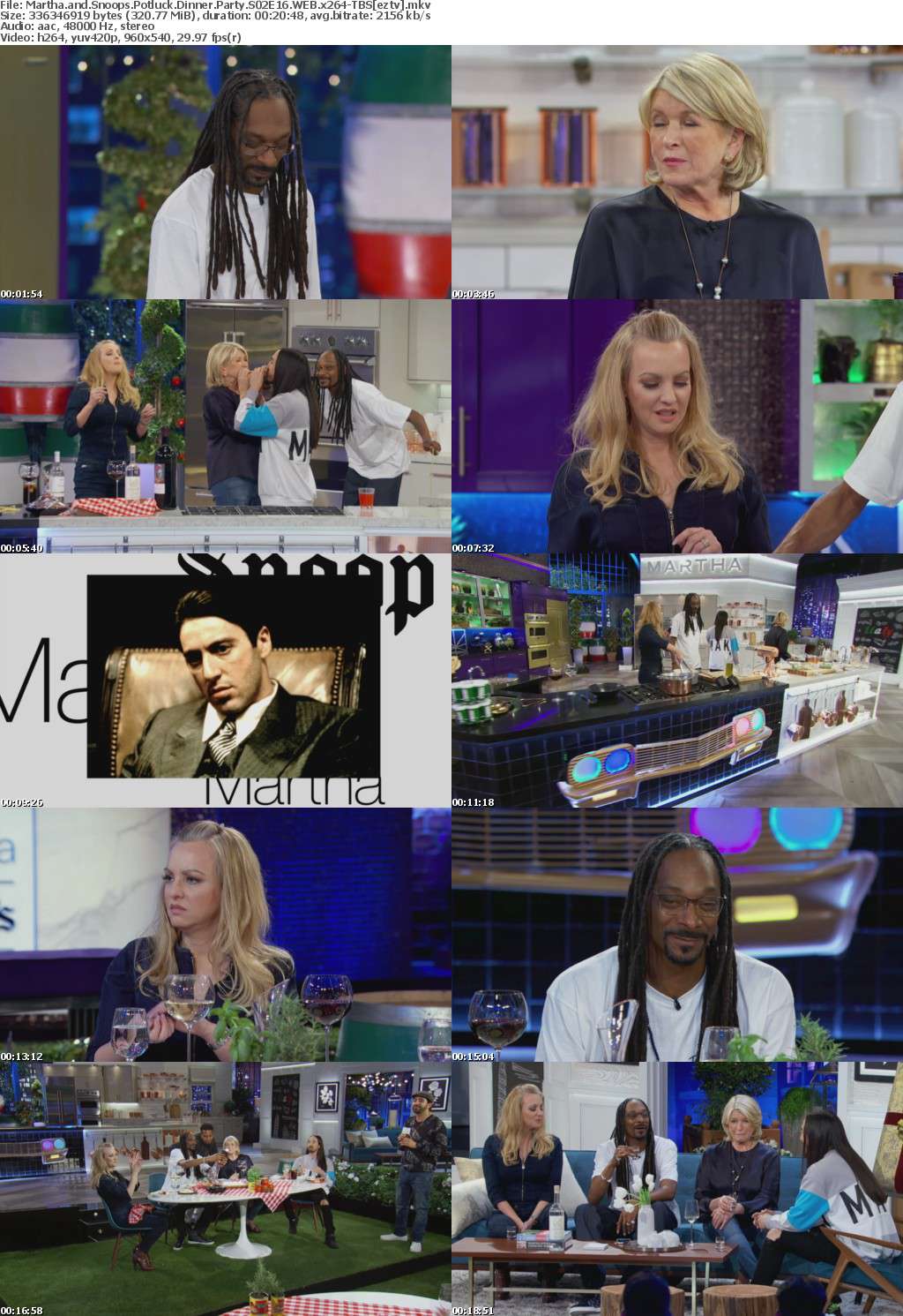 Martha and Snoops Potluck Dinner Party S02E16 WEB x264-TBS