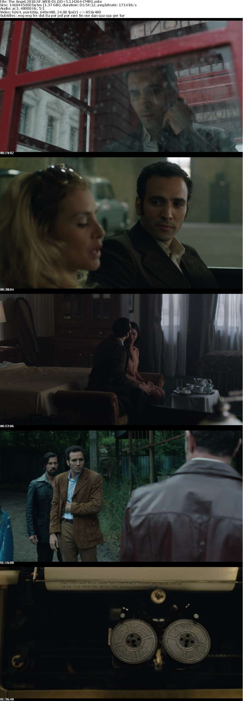 The Angel 2018 NF WEB-DL DD+5 1 H264-CMRG The Angel 2018 NF WEB-DL DD+5 1 H264-CMRG