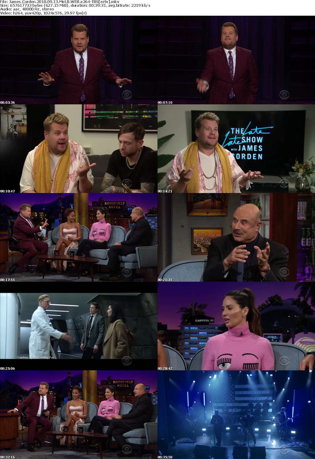 James Corden (2018) 09 13 Mel B WEB x264-TBS