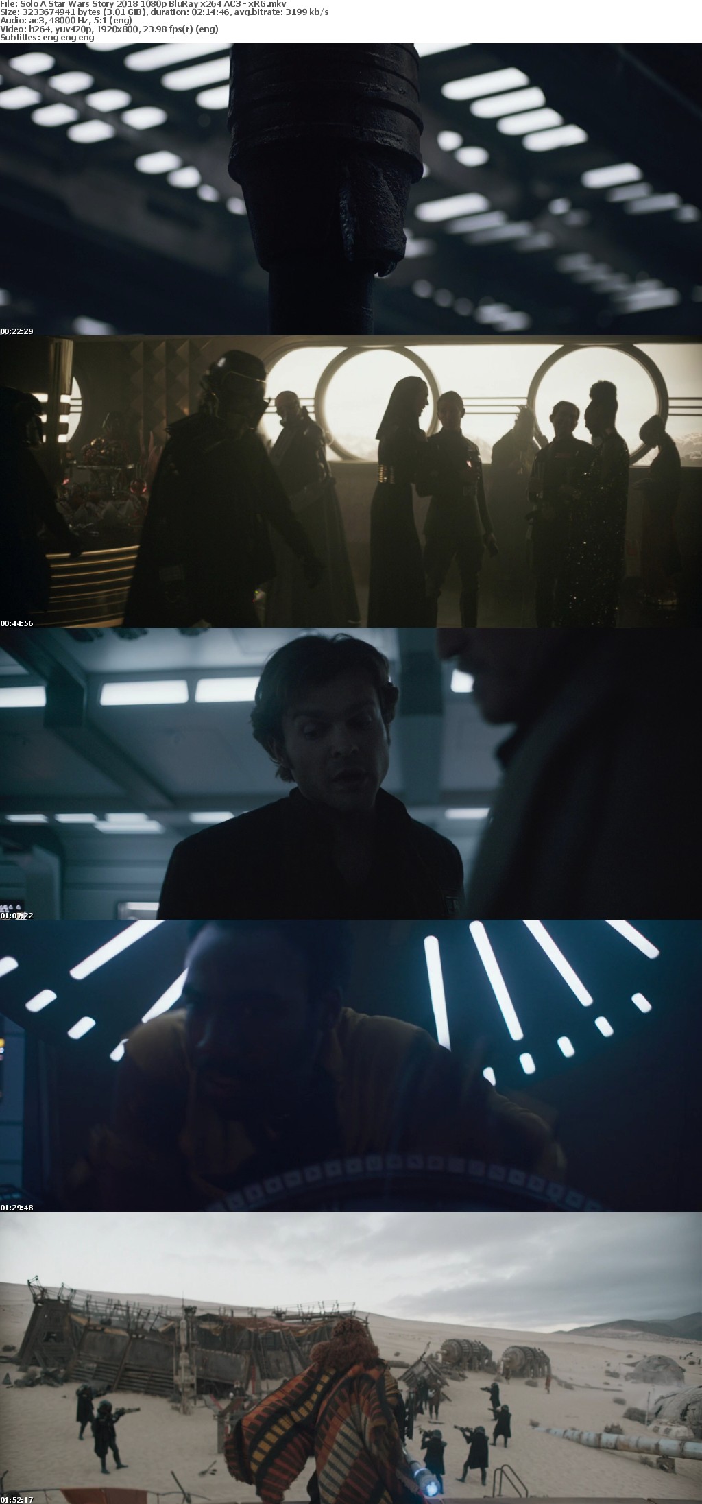 Solo A Star Wars Story 2018 1080p BluRay x264 AC3 - xRG Solo A Star Wars Story 2018 1080p BluRay x264 AC3 - xRG