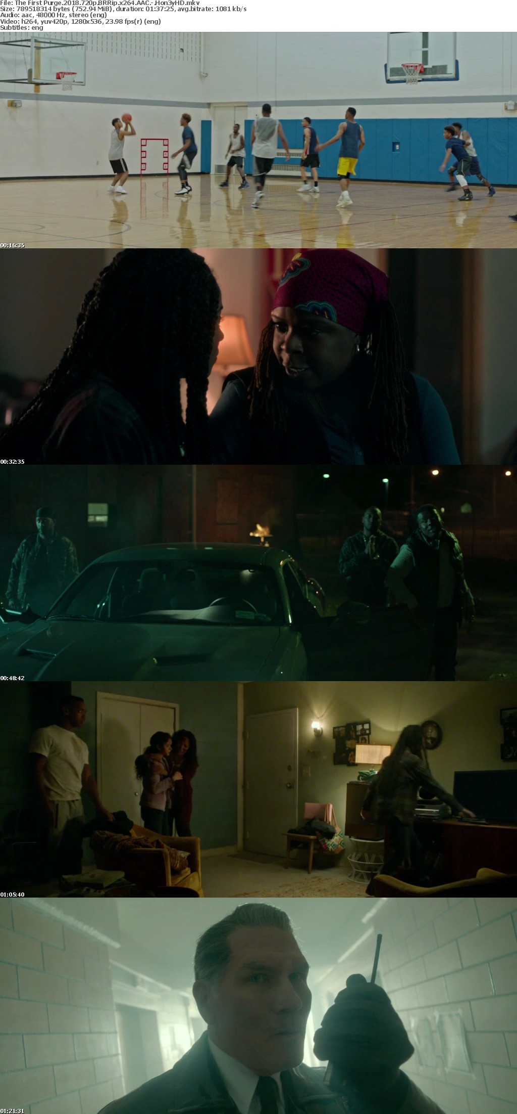 The First Purge 2018 720p BRRip x264 AAC - Hon3yHD The First Purge 2018 720p BRRip x264 AAC - Hon3yHD