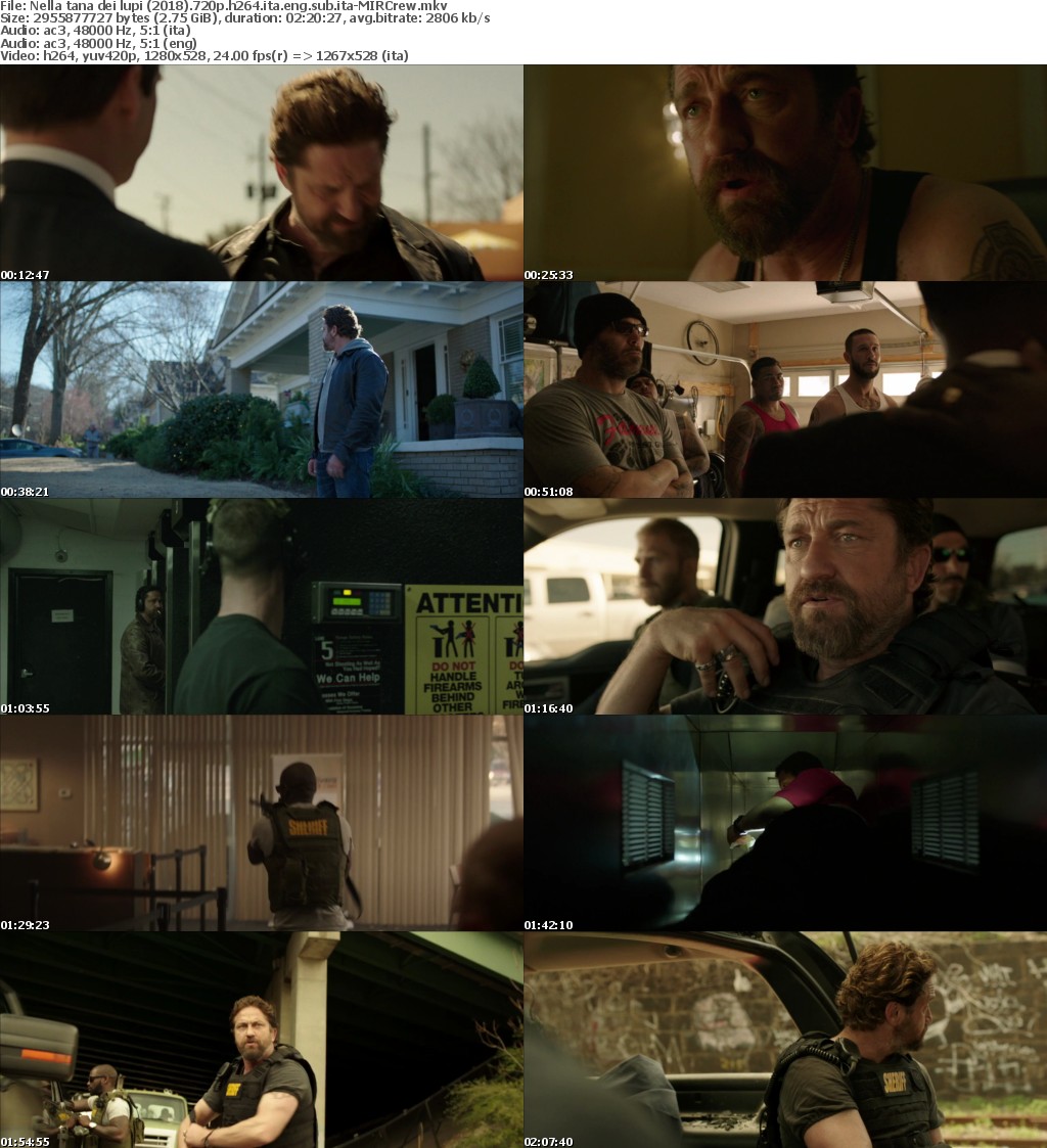 Den of Thieves (2018) 720p BRRip H264 [Italian+English] Ac3-5.1-MIRCrew