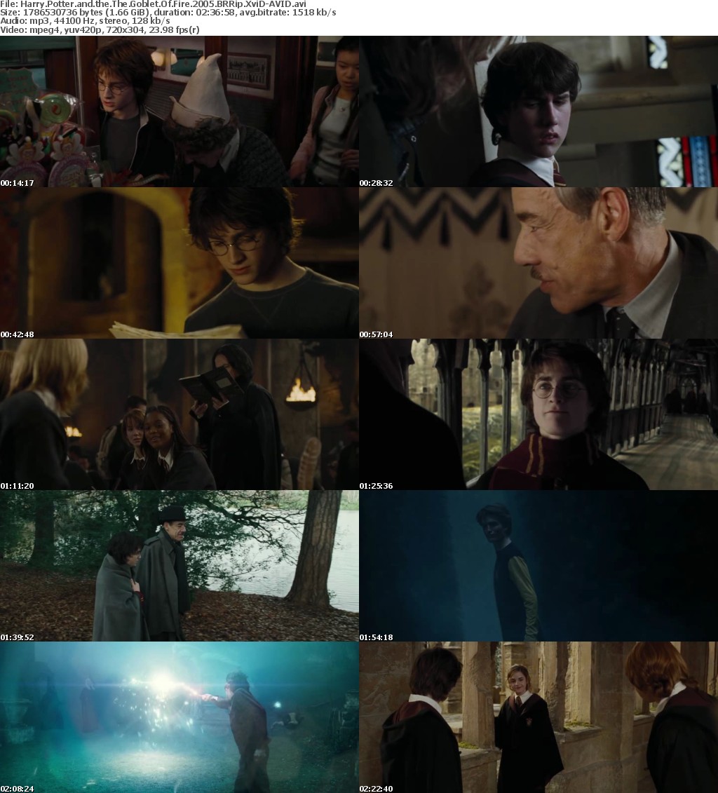 Harry Potter and the The Goblet Of Fire (2005) BRRip XviD-AVID