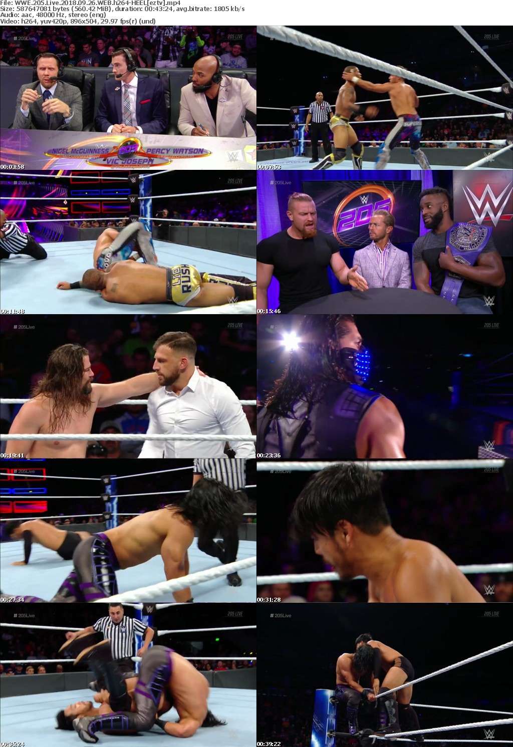 WWE 205 Live (2018) 09 26 WEB h264-HEEL