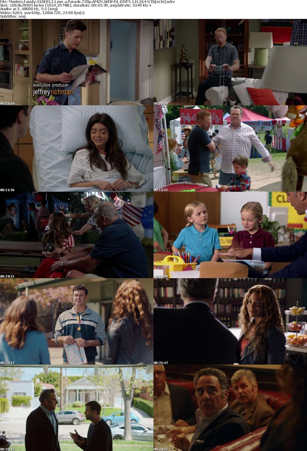 Modern Family S10E01 I Love a Parade 720p AMZN WEB-DL DDP5.1 H264-NTb