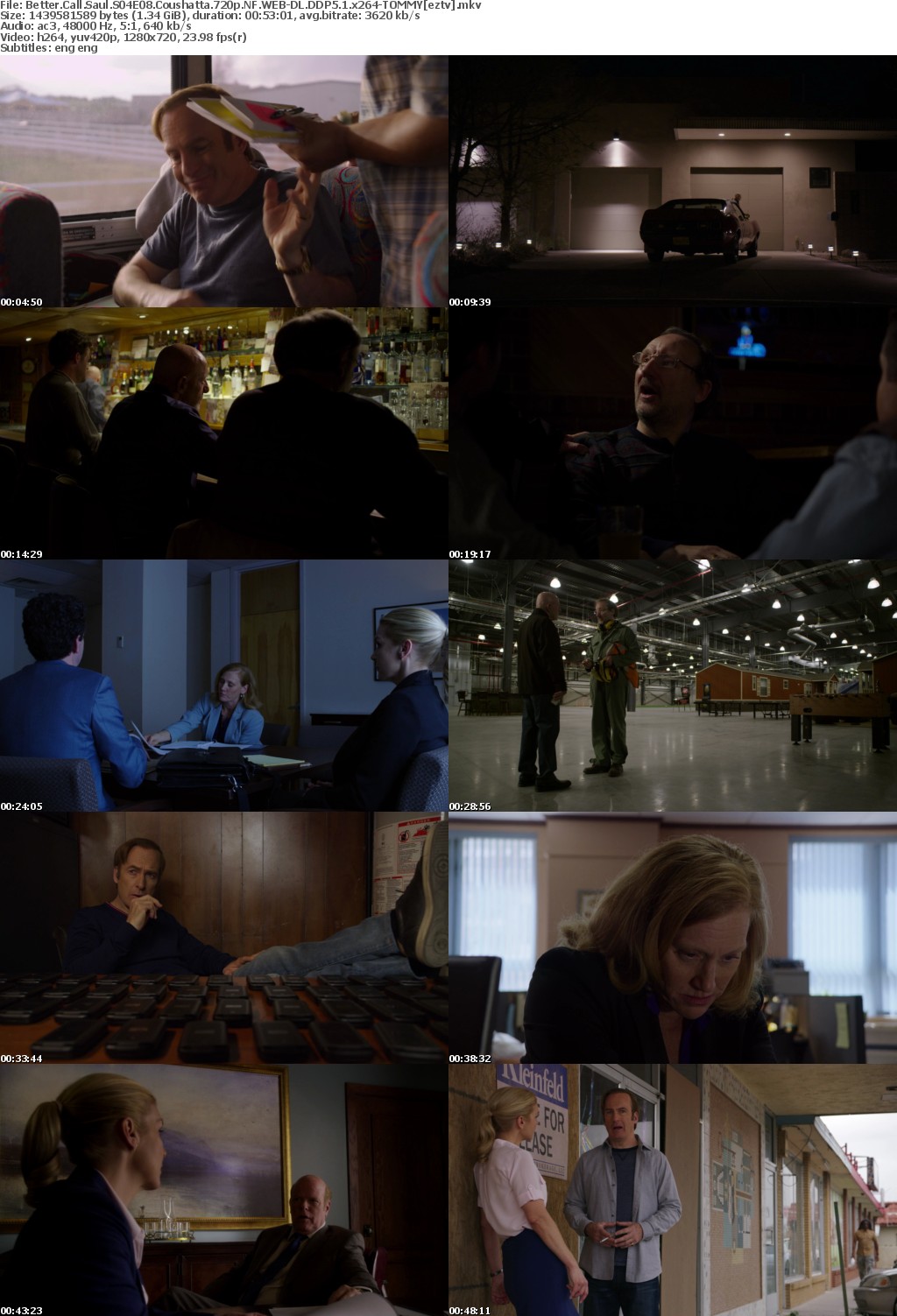 Better Call Saul S04E08 Coushatta 720p NF WEB-DL DDP5.1 x264-TOMMY