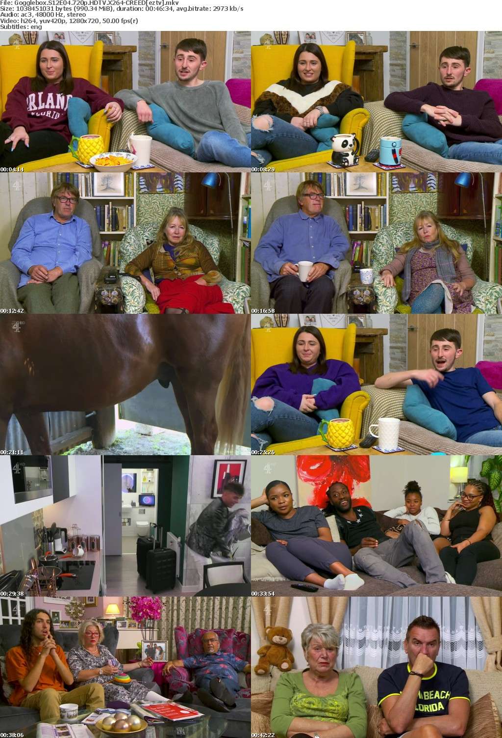 Gogglebox S12E04 720p HDTV X264-CREED