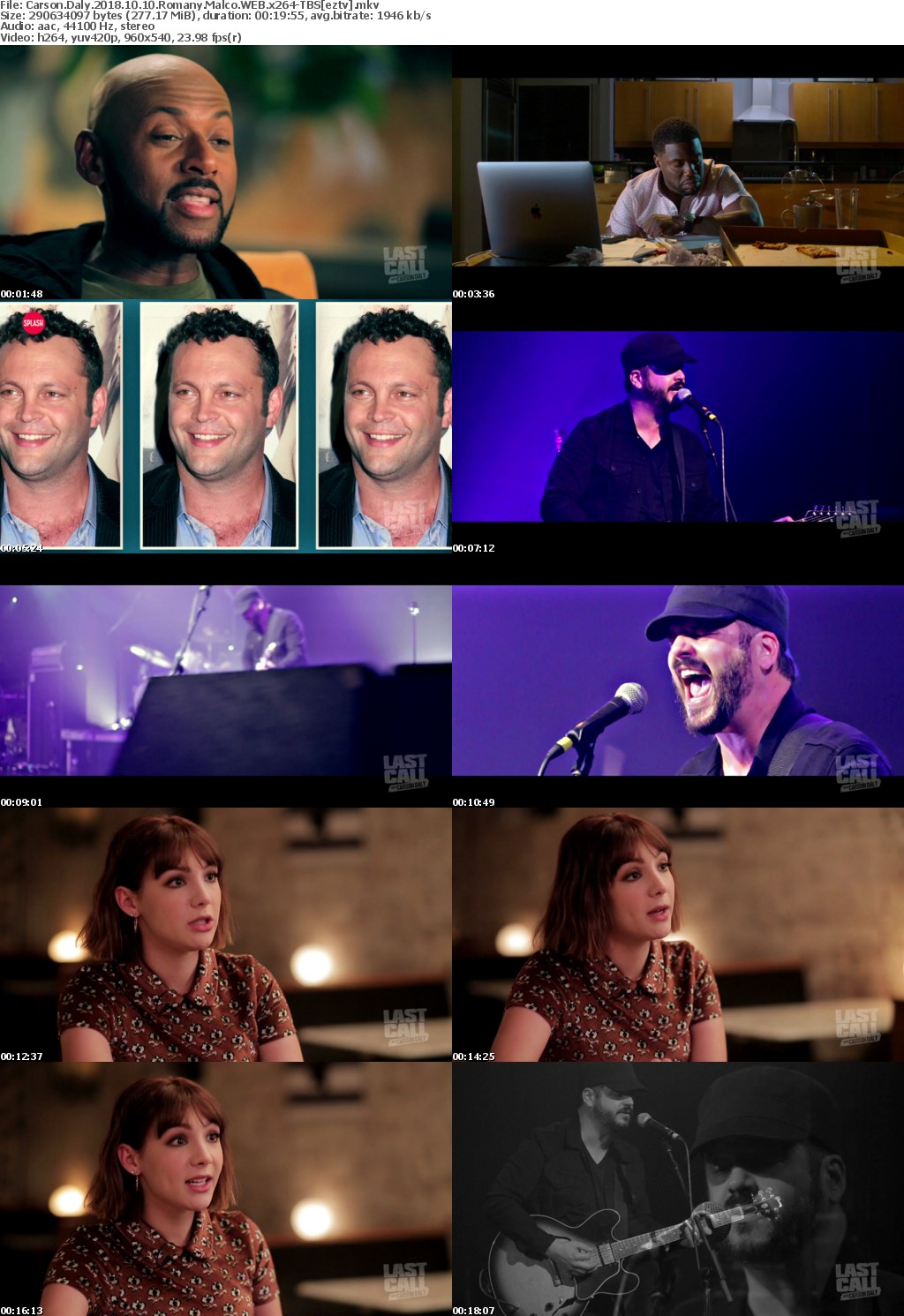 Carson Daly 2018 10 10 Romany Malco WEB x264-TBS Carson Daly 2018 10 10 Romany Malco WEB x264-TBS