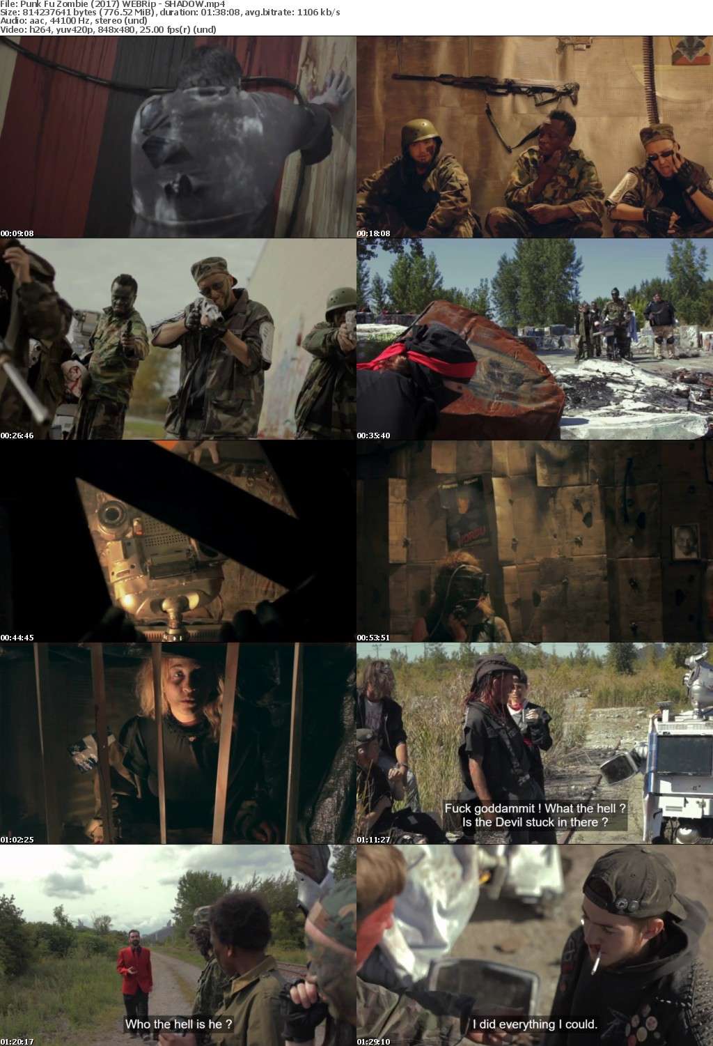 Punk Fu Zombie (2017) WEBRip - SHADOW Punk Fu Zombie (2017) WEBRip - SHADOW