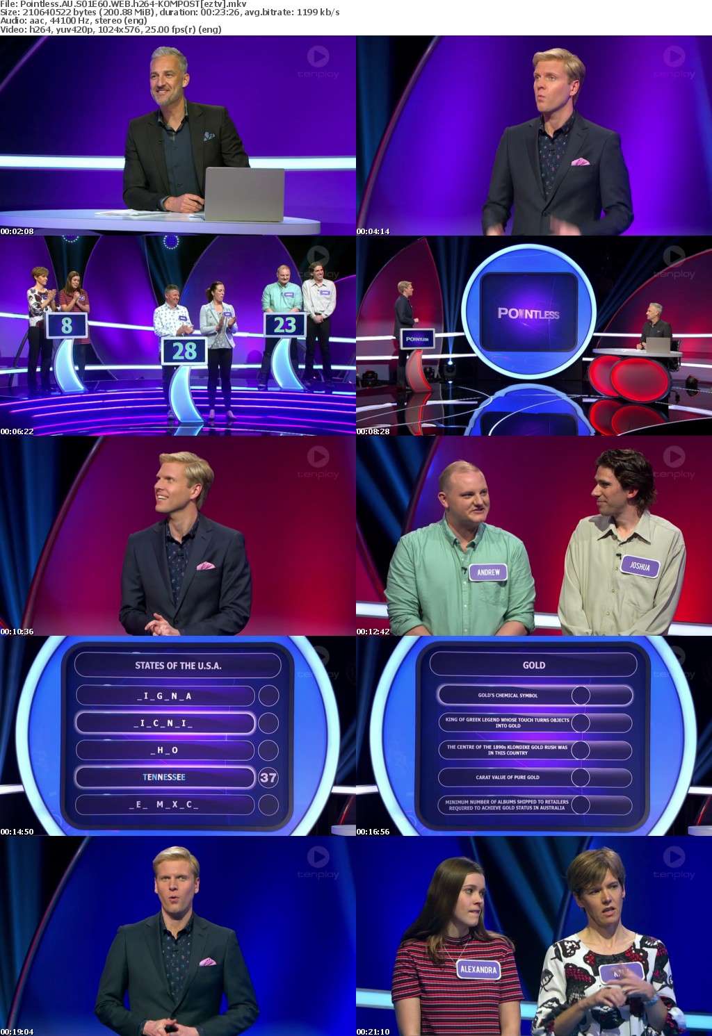Pointless AU S01E60 WEB h264-KOMPOST Pointless AU S01E60 WEB h264-KOMPOST
