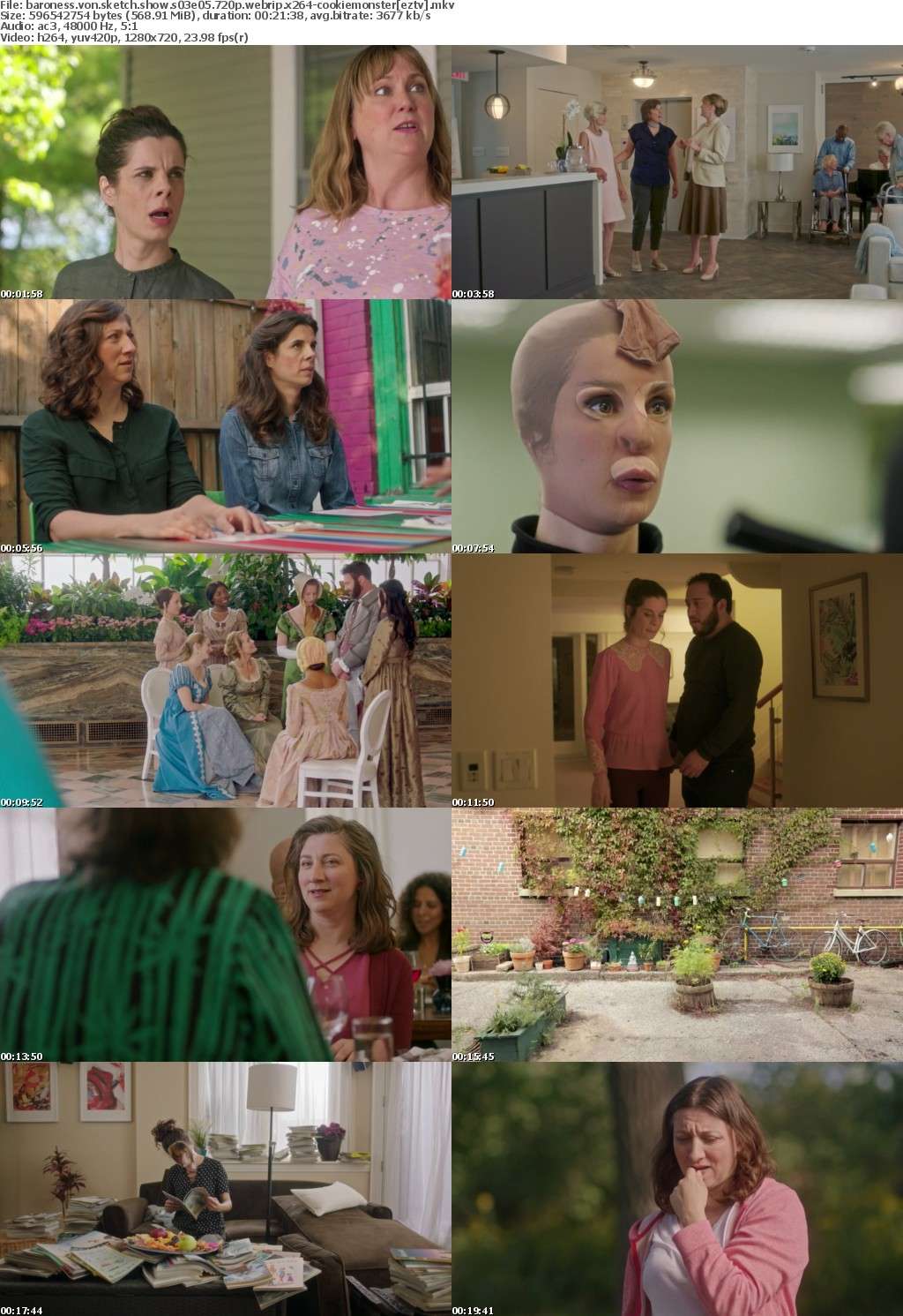 Baroness Von Sketch Show S03E05 720p WEBRip x264-CookieMonster Baroness Von Sketch Show S03E05 720p WEBRip x264-CookieMonster