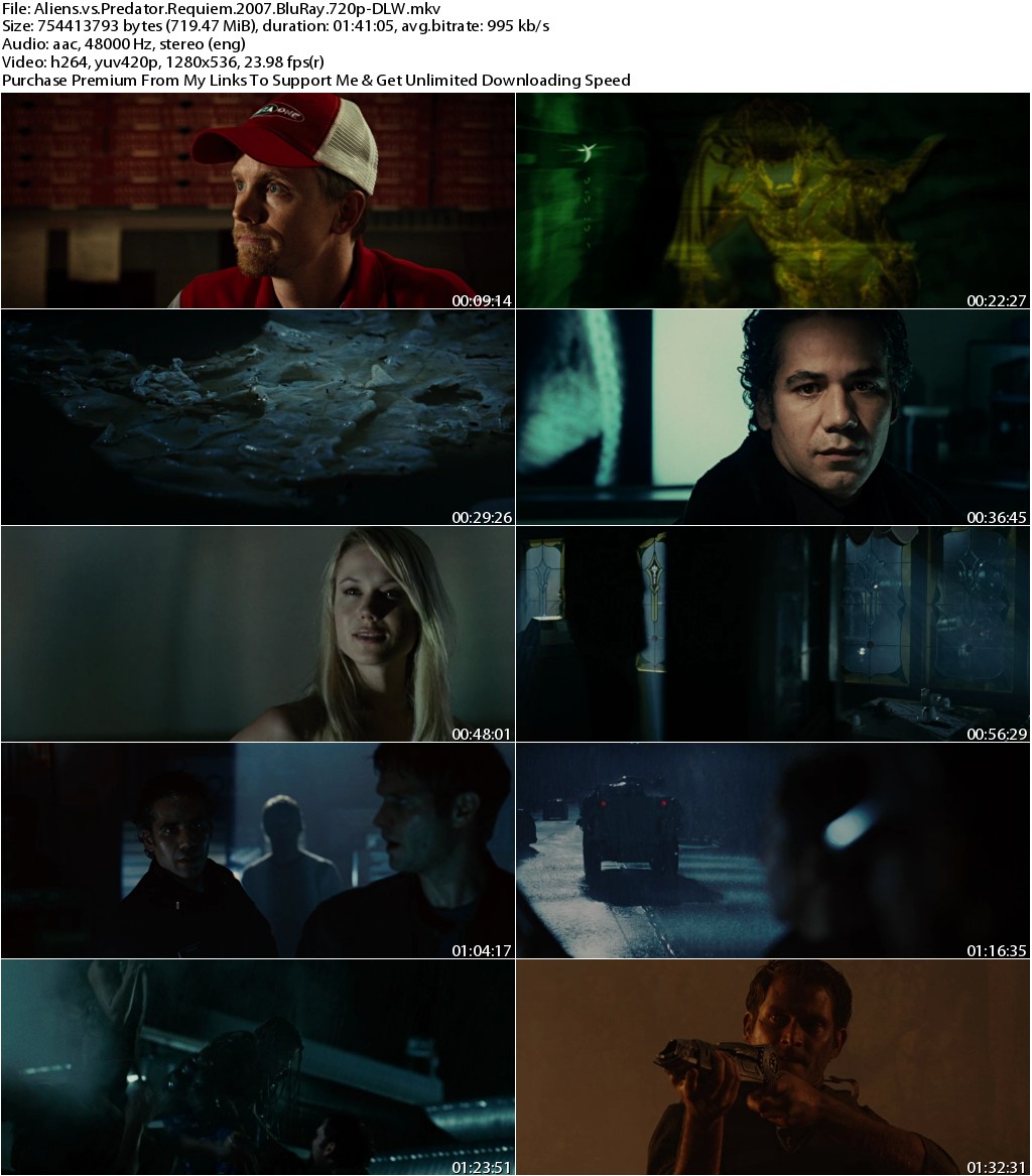 Aliens vs Predator Requiem (2007) 720p BluRay x264-DLW