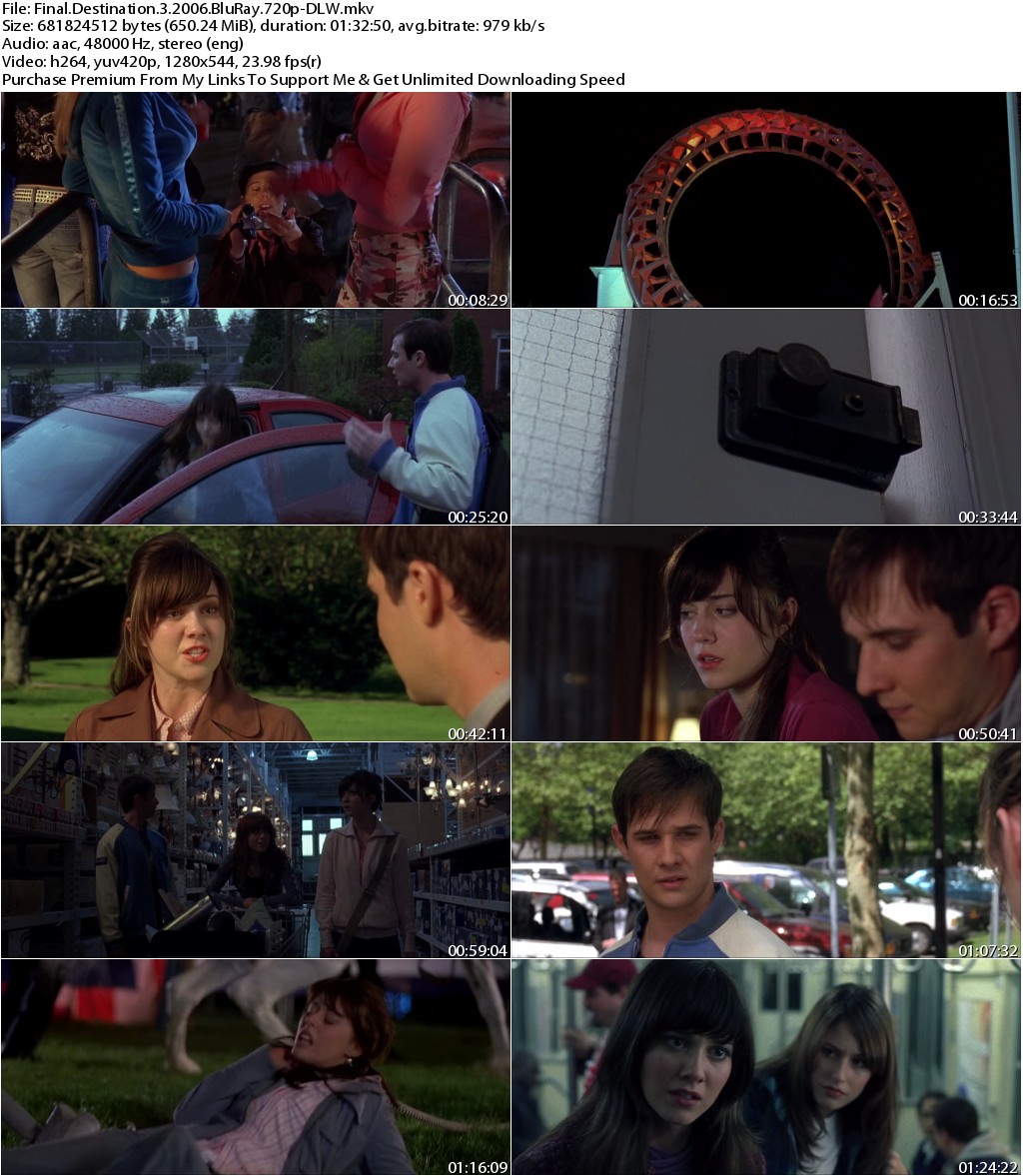 Final Destination 3 (2006) 720p BluRay x264-DLW