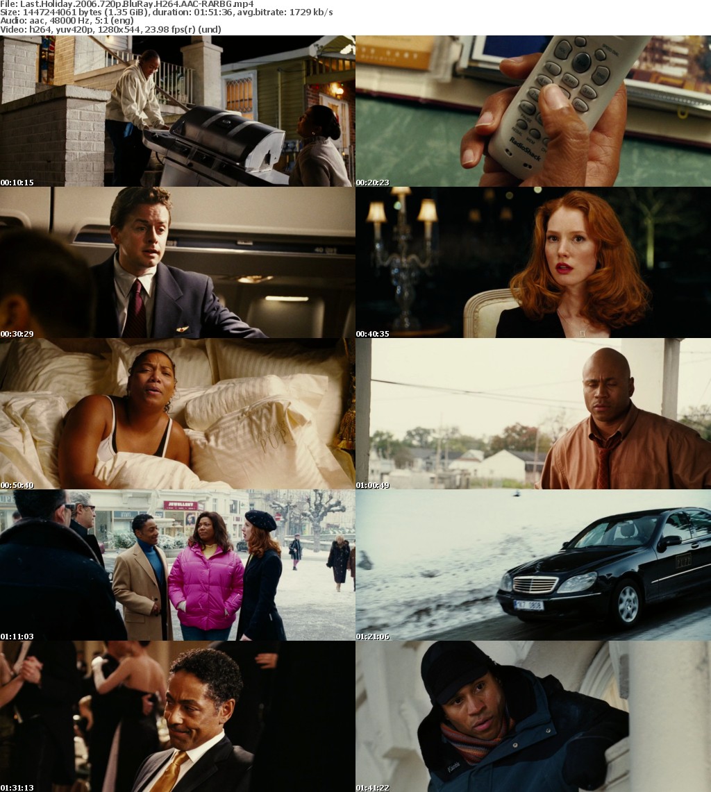 Last Holiday (2006) 720p BluRay H264 AAC-RARBG