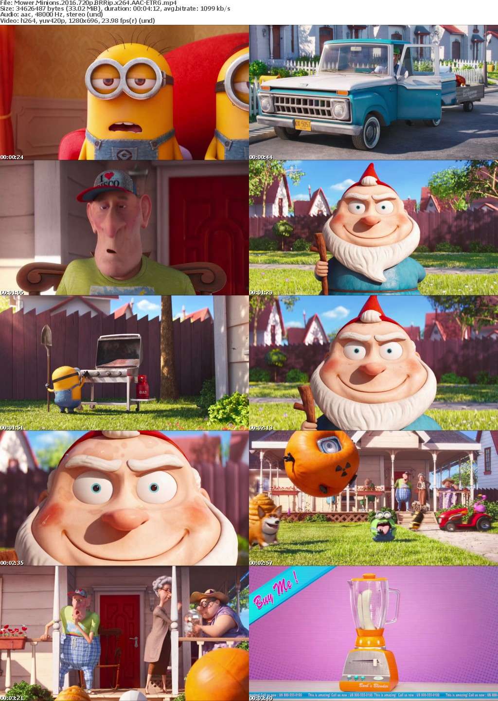 Mower Minions (2016) 720p BRRip x264 AAC-ETRG