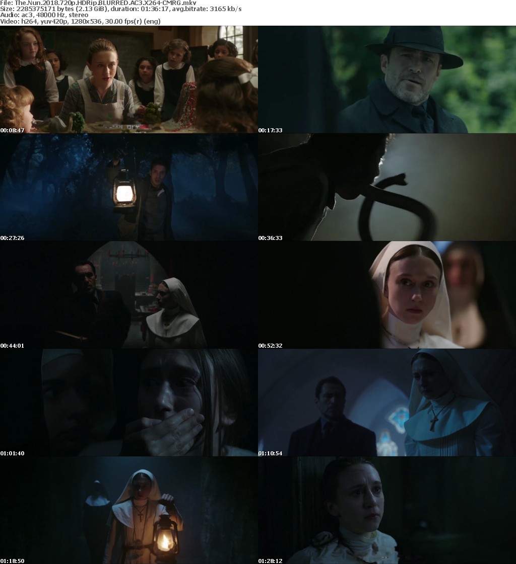 The Nun (2018) 720p HDRip BLURRED AC3 X264-CMRG