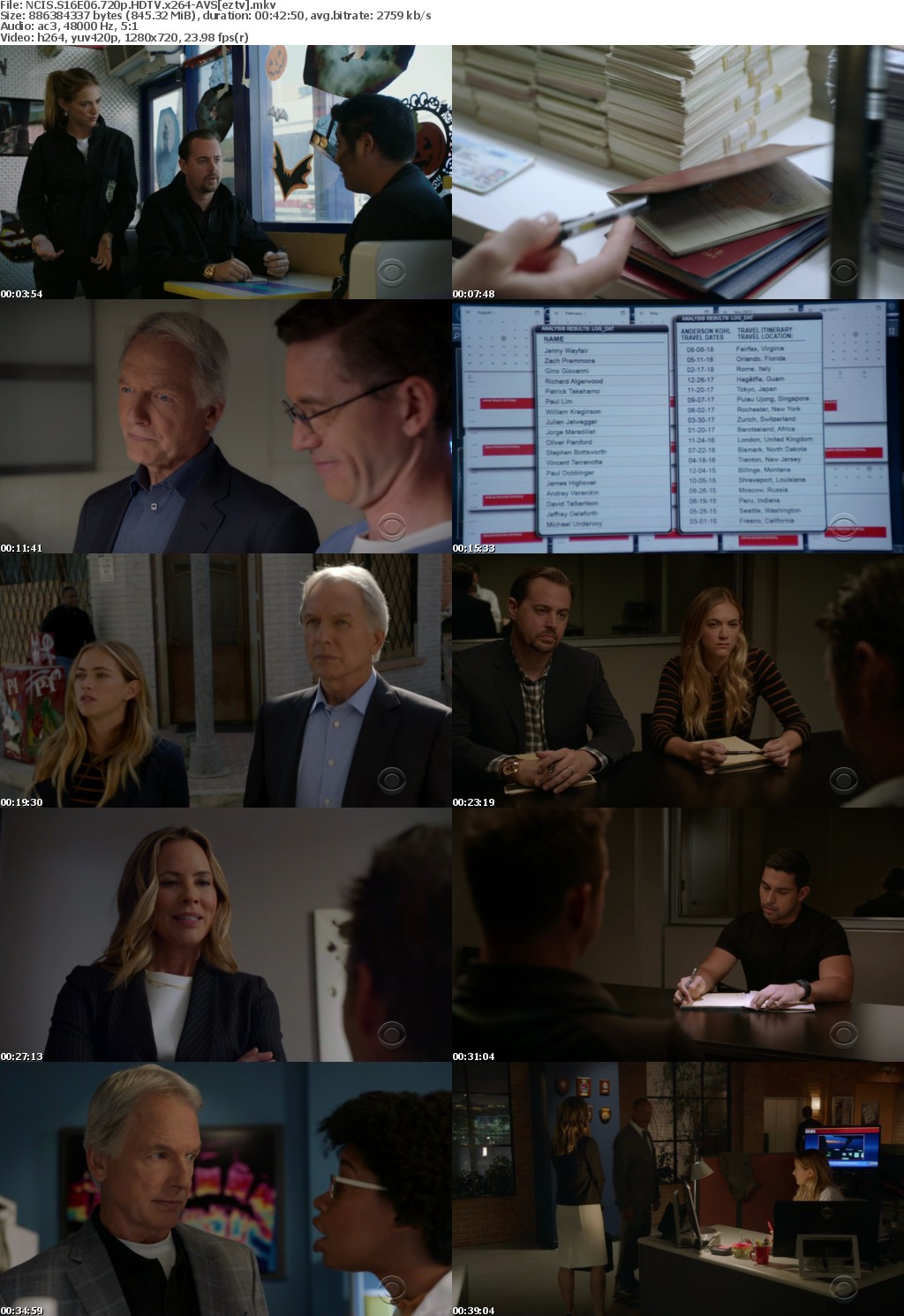 NCIS S16E06 720p HDTV x264-AVS