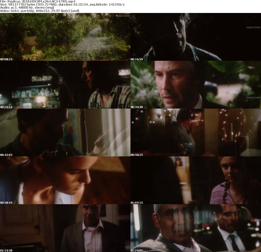 Replicas (2018) HDCAM x264 AC3-ETRG