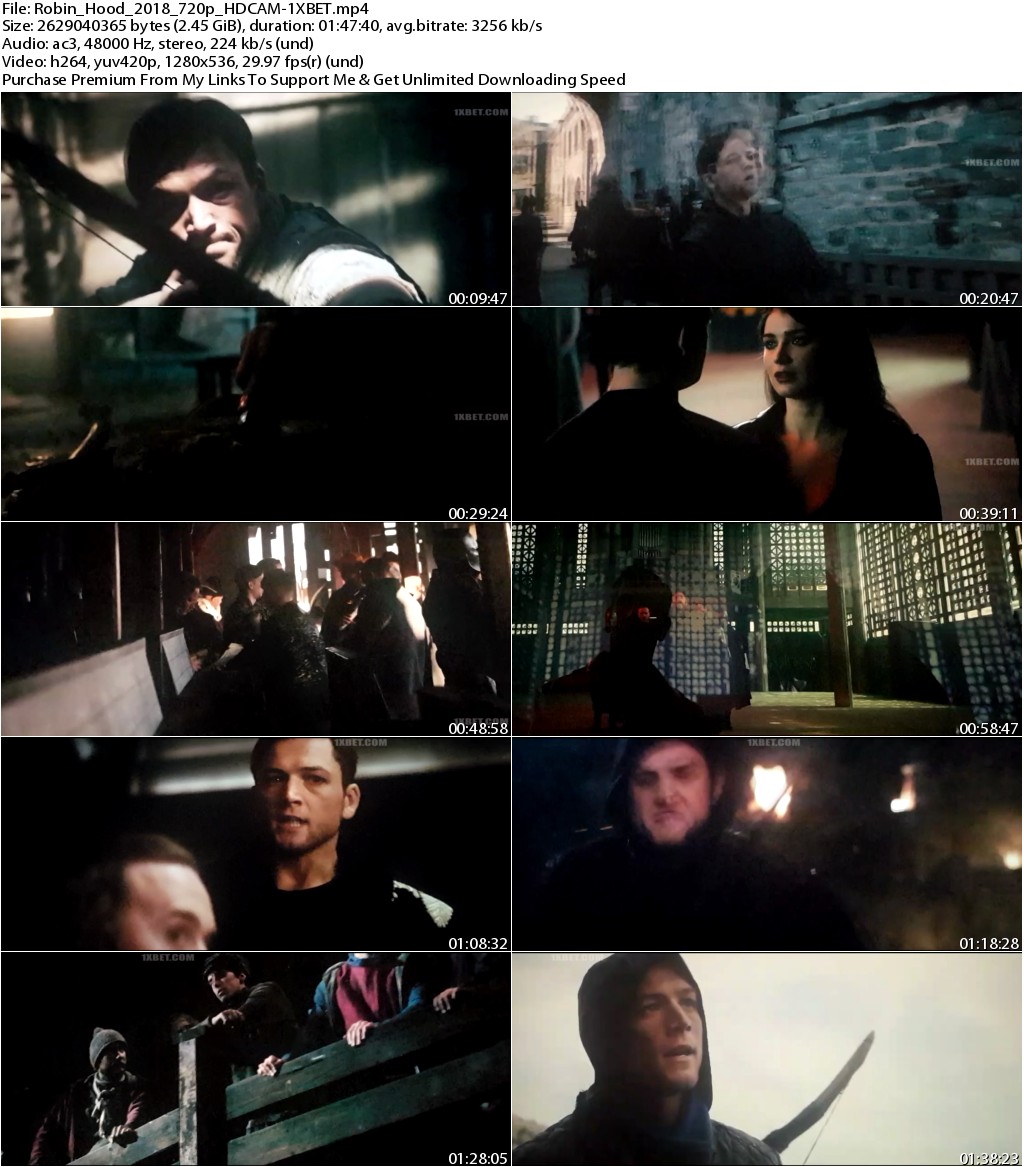 Robin Hood (2018) 720p HDCAM-1XBET