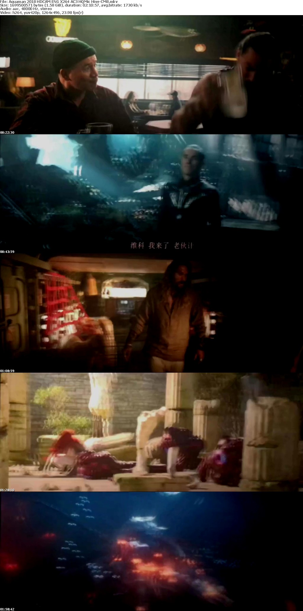 Aquaman 2018 HDCAM ENG X264 AC3 HQMic Hive-CM8 Aquaman 2018 HDCAM ENG X264 AC3 HQMic Hive-CM8