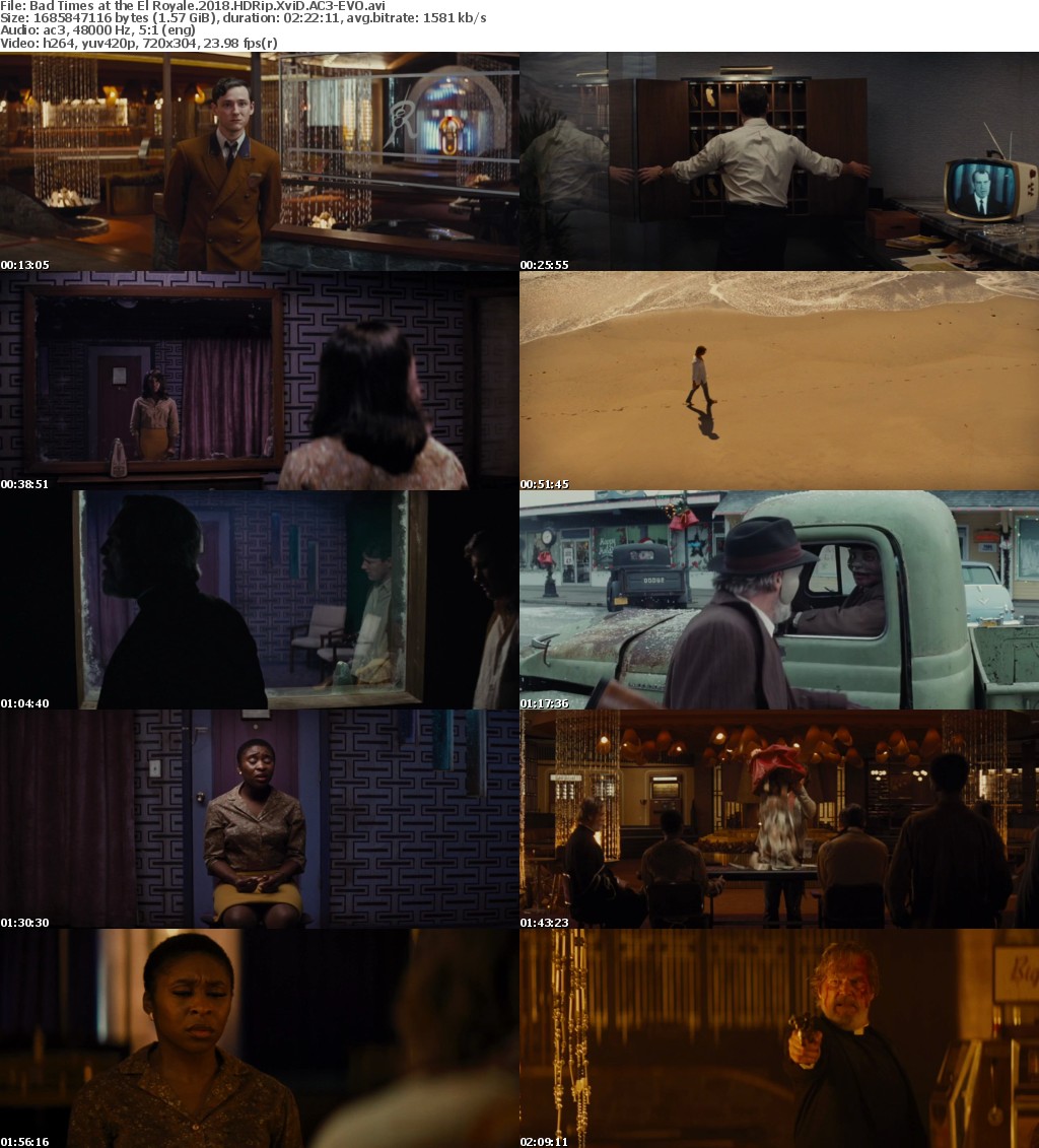 Bad Times at the El Royale (2018) HDRip XviD AC3-EVO