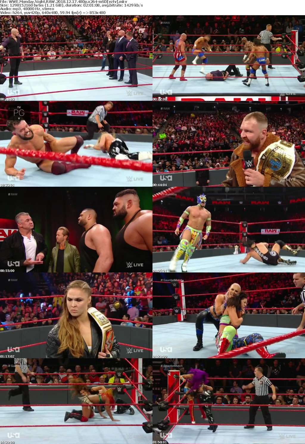 WWE Monday Night RAW (2018) 12 17 480p x264-mSD