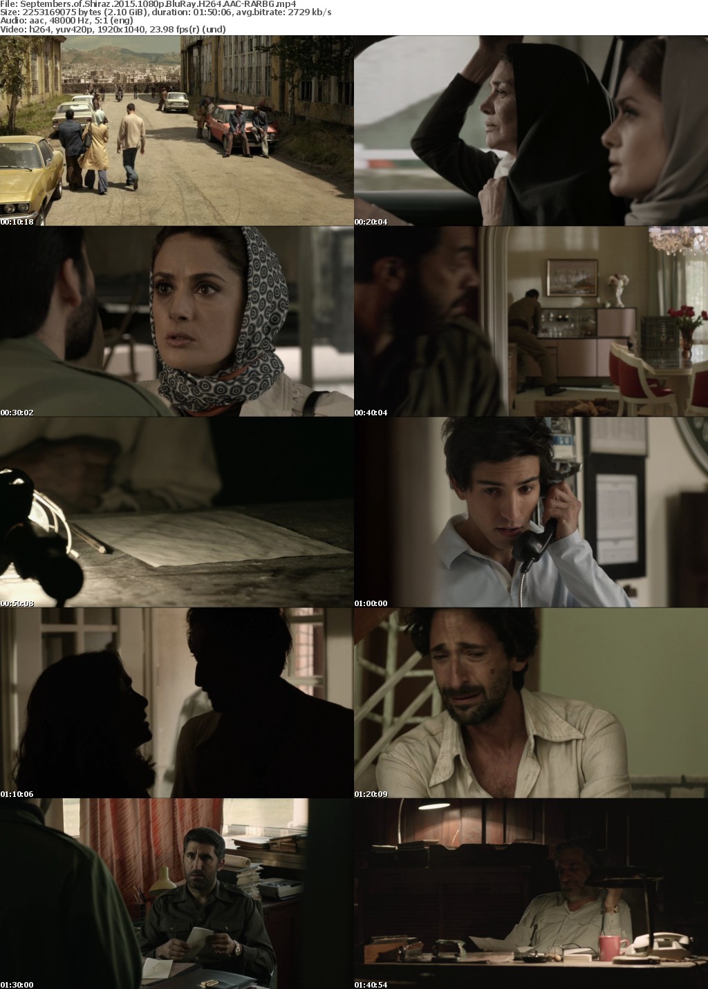 Septembers of Shiraz (2015) 1080p BluRay H264 AAC-RARBG