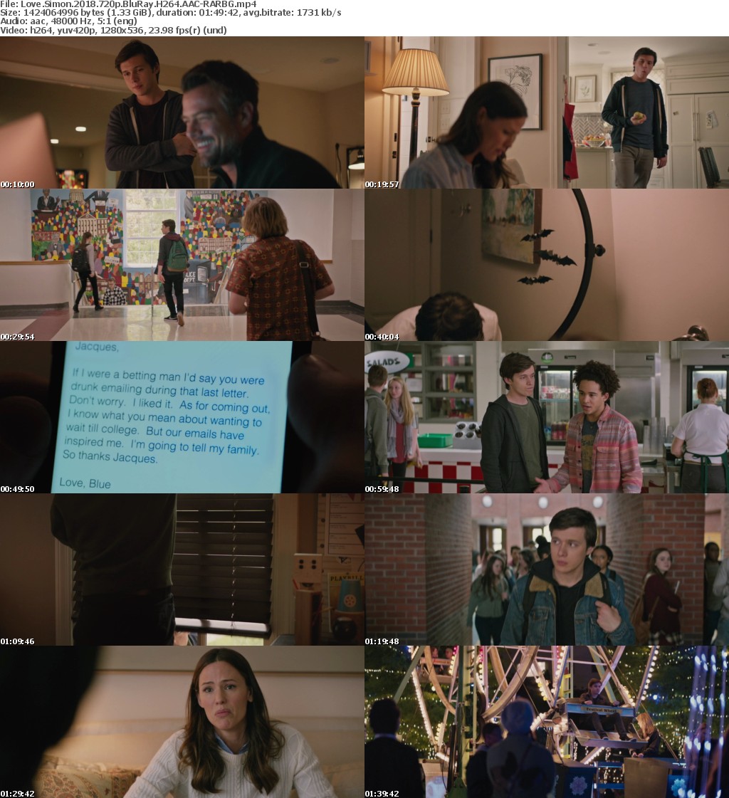 Love Simon (2018) 720p BluRay H264 AAC-RARBG